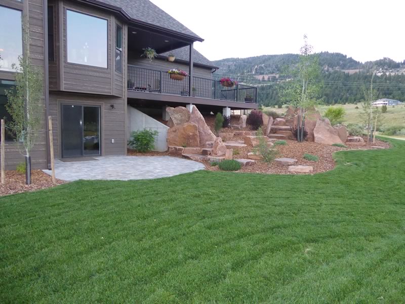 Low Maintenance Landscaping Project, Butte, MT Wagner & Co.