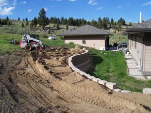 Montana Landscape Construction - retaining wall